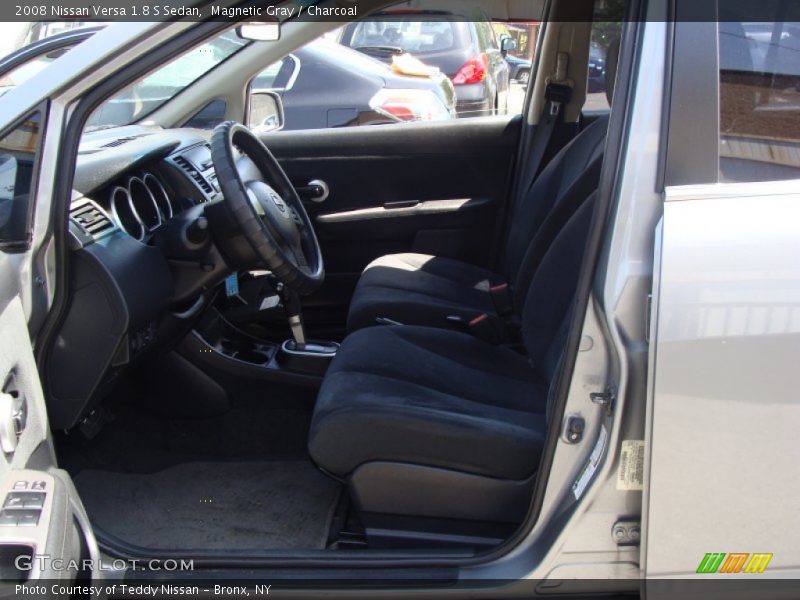 Magnetic Gray / Charcoal 2008 Nissan Versa 1.8 S Sedan