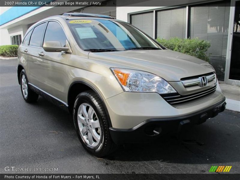 Borrego Beige Metallic / Ivory 2007 Honda CR-V EX-L