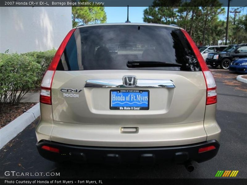 Borrego Beige Metallic / Ivory 2007 Honda CR-V EX-L