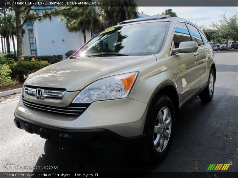 Borrego Beige Metallic / Ivory 2007 Honda CR-V EX-L