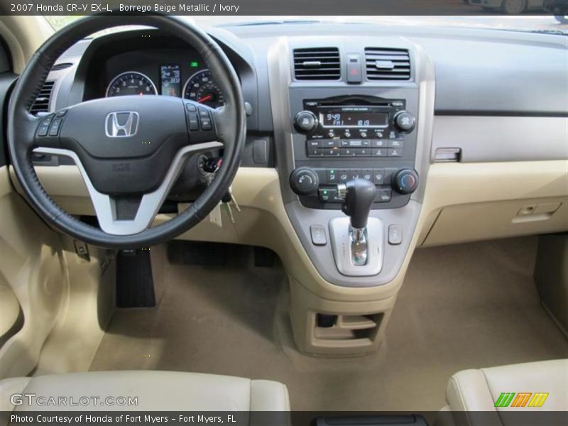 Borrego Beige Metallic / Ivory 2007 Honda CR-V EX-L