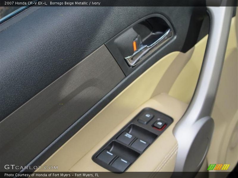 Borrego Beige Metallic / Ivory 2007 Honda CR-V EX-L