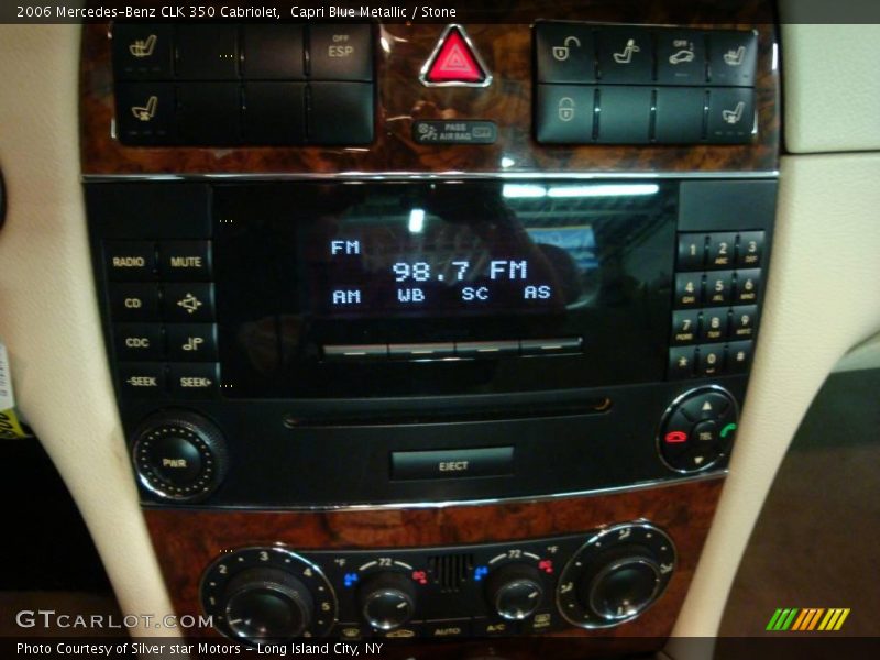 Capri Blue Metallic / Stone 2006 Mercedes-Benz CLK 350 Cabriolet
