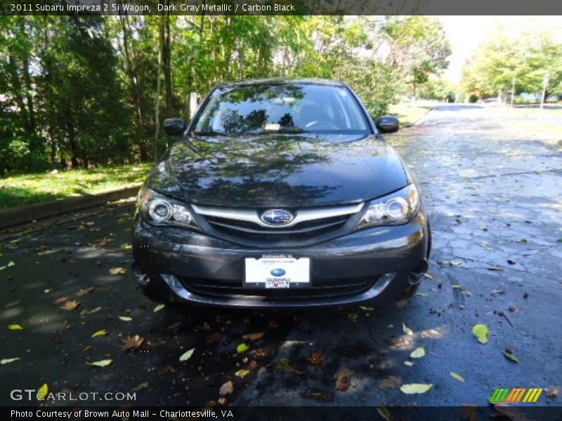 Dark Gray Metallic / Carbon Black 2011 Subaru Impreza 2.5i Wagon