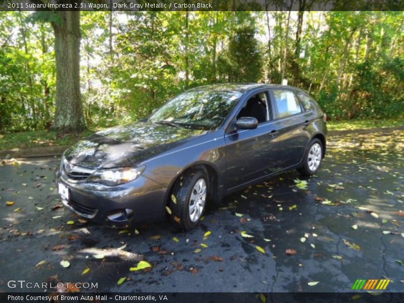 Dark Gray Metallic / Carbon Black 2011 Subaru Impreza 2.5i Wagon
