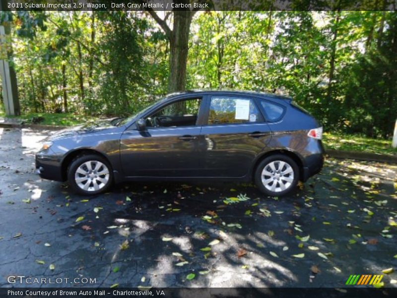 Dark Gray Metallic / Carbon Black 2011 Subaru Impreza 2.5i Wagon
