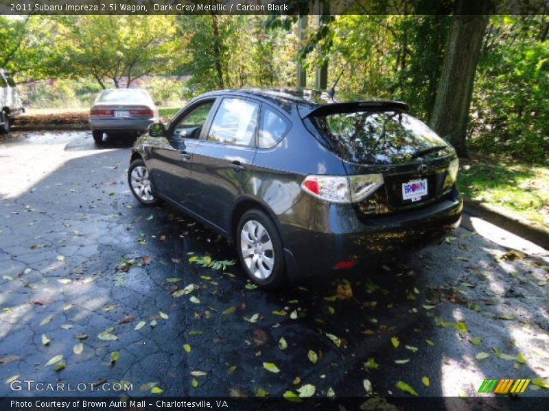 Dark Gray Metallic / Carbon Black 2011 Subaru Impreza 2.5i Wagon