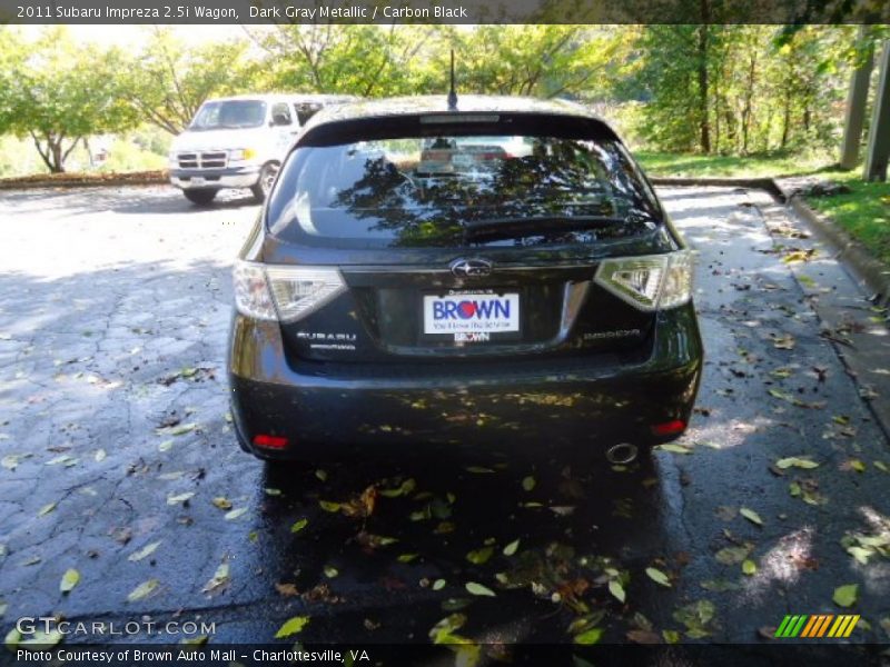 Dark Gray Metallic / Carbon Black 2011 Subaru Impreza 2.5i Wagon