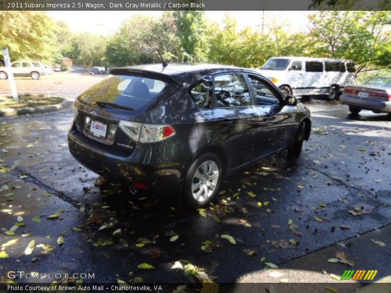 Dark Gray Metallic / Carbon Black 2011 Subaru Impreza 2.5i Wagon