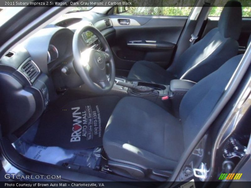 Dark Gray Metallic / Carbon Black 2011 Subaru Impreza 2.5i Wagon