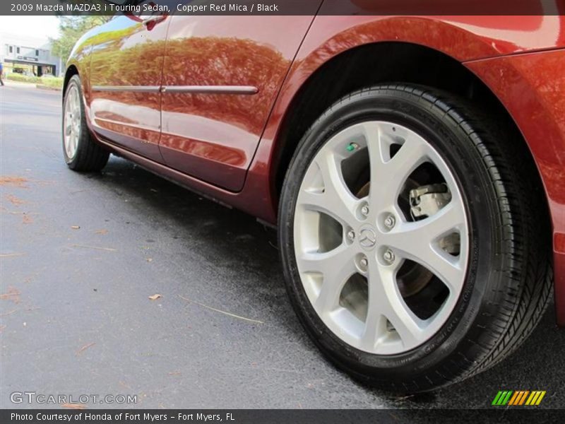 Copper Red Mica / Black 2009 Mazda MAZDA3 i Touring Sedan