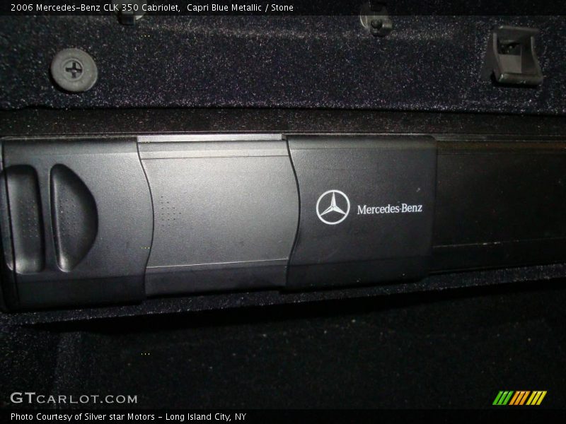 Capri Blue Metallic / Stone 2006 Mercedes-Benz CLK 350 Cabriolet