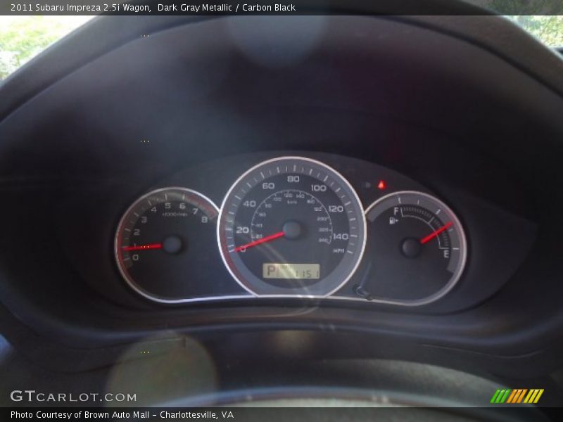 Dark Gray Metallic / Carbon Black 2011 Subaru Impreza 2.5i Wagon