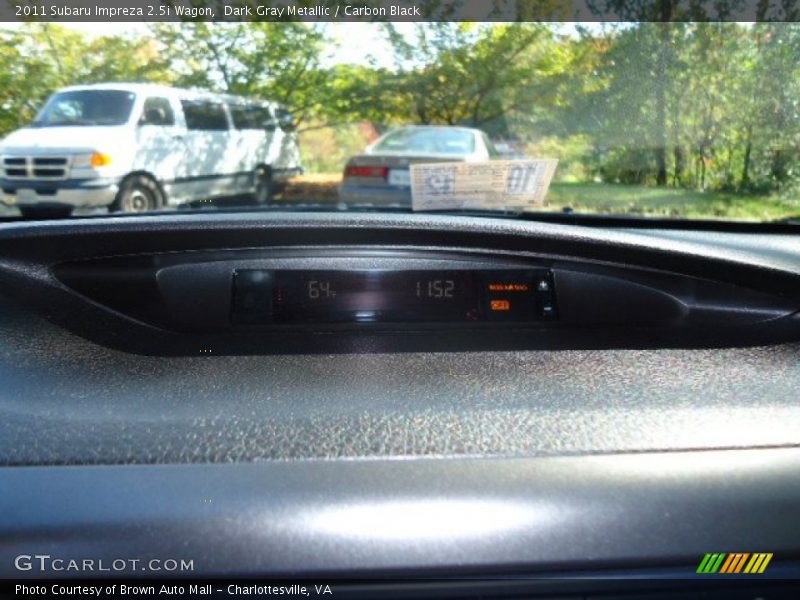 Dark Gray Metallic / Carbon Black 2011 Subaru Impreza 2.5i Wagon