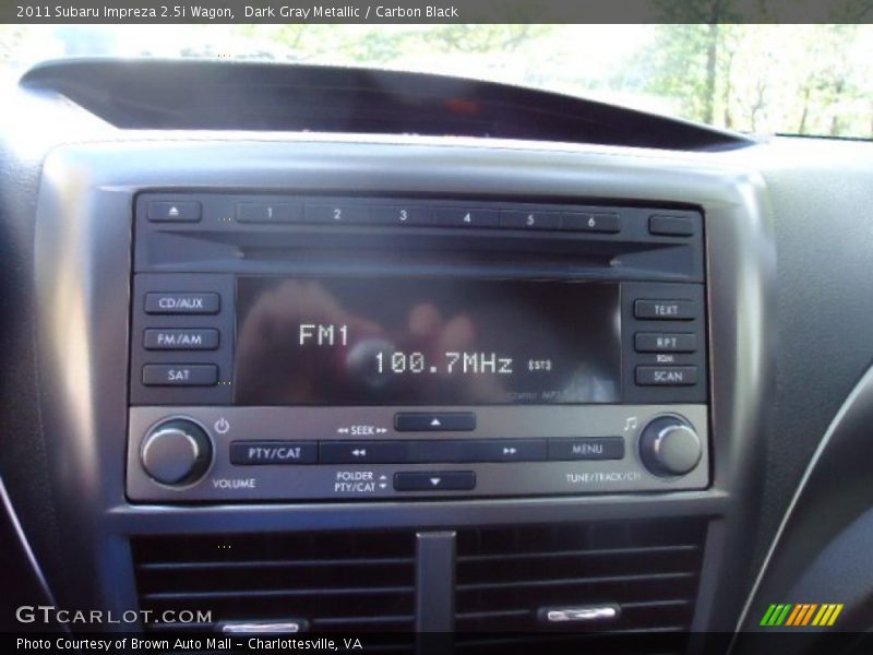 Dark Gray Metallic / Carbon Black 2011 Subaru Impreza 2.5i Wagon