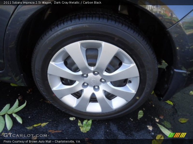 Dark Gray Metallic / Carbon Black 2011 Subaru Impreza 2.5i Wagon