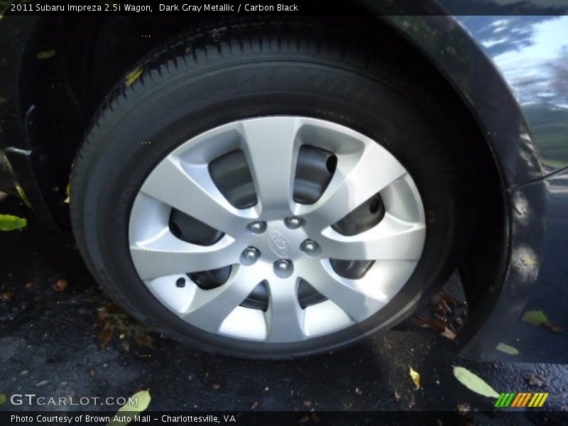 Dark Gray Metallic / Carbon Black 2011 Subaru Impreza 2.5i Wagon