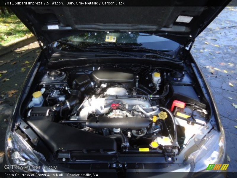 Dark Gray Metallic / Carbon Black 2011 Subaru Impreza 2.5i Wagon