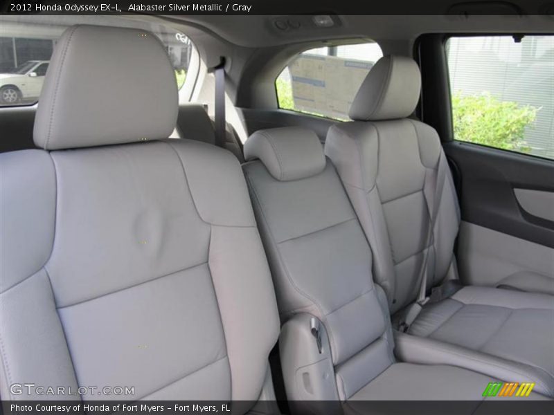 Alabaster Silver Metallic / Gray 2012 Honda Odyssey EX-L