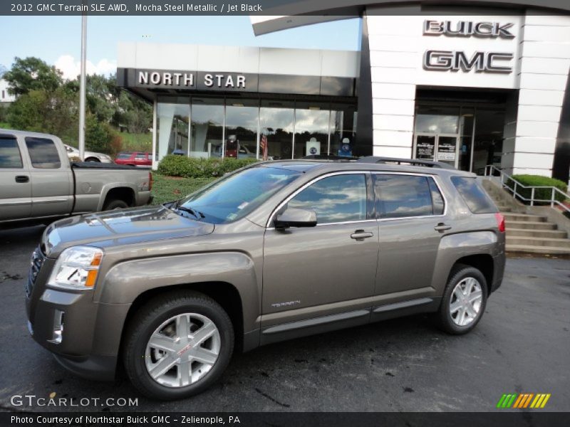 Mocha Steel Metallic / Jet Black 2012 GMC Terrain SLE AWD