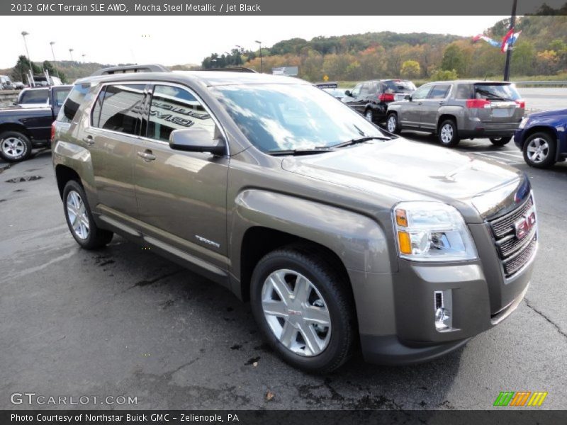 Mocha Steel Metallic / Jet Black 2012 GMC Terrain SLE AWD