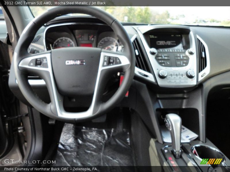 Mocha Steel Metallic / Jet Black 2012 GMC Terrain SLE AWD