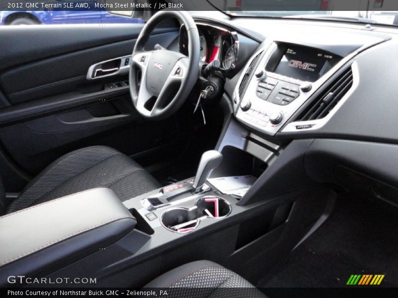 Mocha Steel Metallic / Jet Black 2012 GMC Terrain SLE AWD
