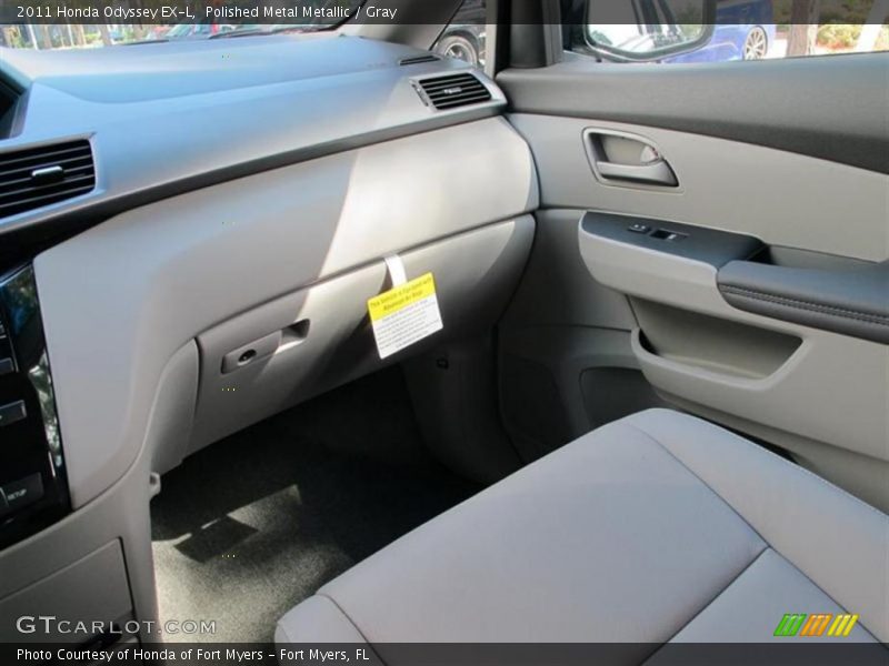 Polished Metal Metallic / Gray 2011 Honda Odyssey EX-L
