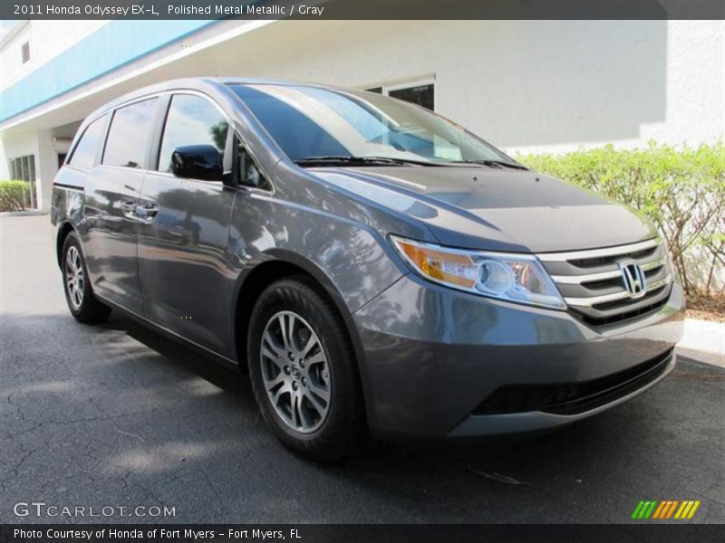 Polished Metal Metallic / Gray 2011 Honda Odyssey EX-L