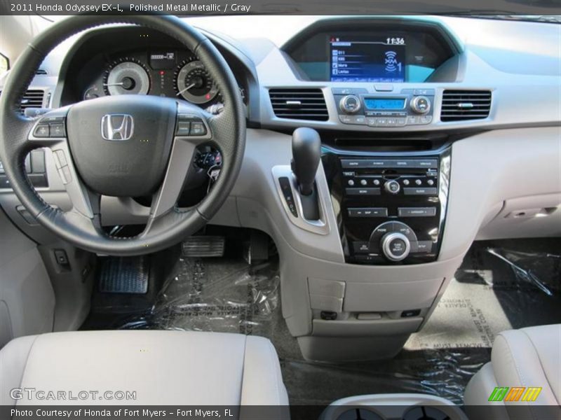Polished Metal Metallic / Gray 2011 Honda Odyssey EX-L