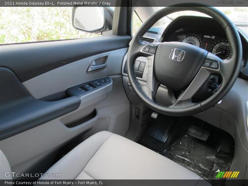 Polished Metal Metallic / Gray 2011 Honda Odyssey EX-L