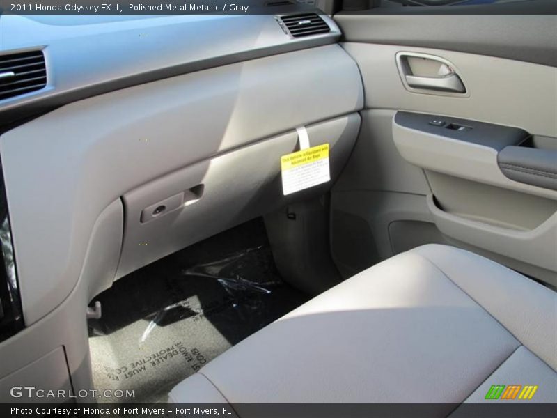 Polished Metal Metallic / Gray 2011 Honda Odyssey EX-L