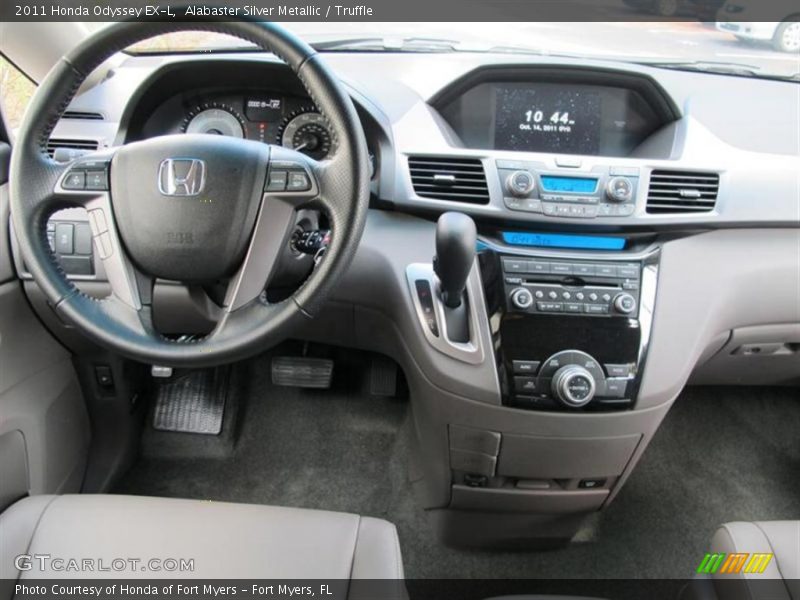 Alabaster Silver Metallic / Truffle 2011 Honda Odyssey EX-L