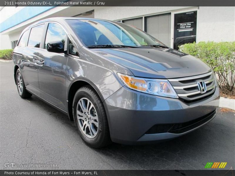 Polished Metal Metallic / Gray 2011 Honda Odyssey EX-L