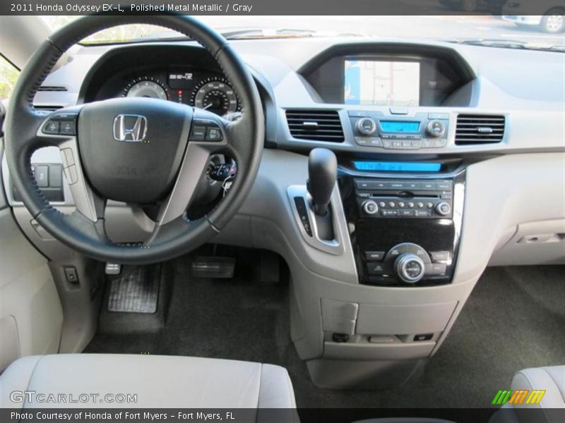 Polished Metal Metallic / Gray 2011 Honda Odyssey EX-L
