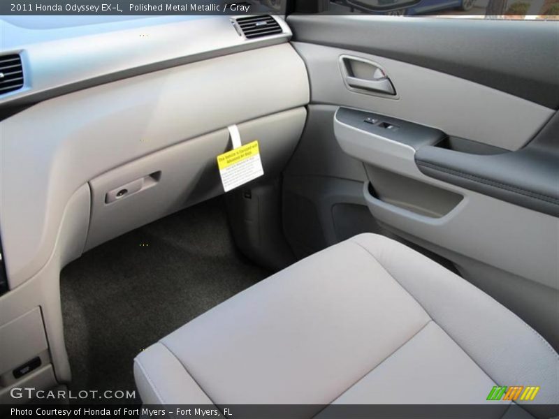 Polished Metal Metallic / Gray 2011 Honda Odyssey EX-L