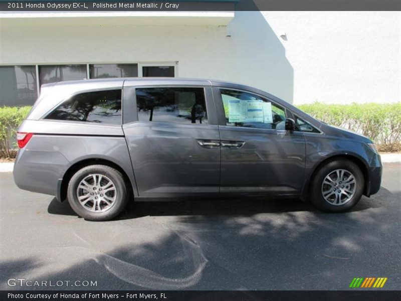 Polished Metal Metallic / Gray 2011 Honda Odyssey EX-L