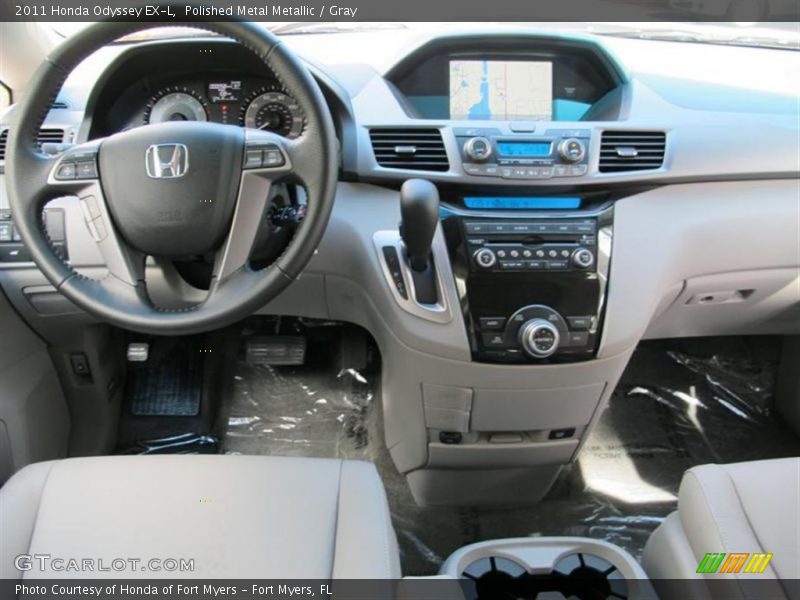 Polished Metal Metallic / Gray 2011 Honda Odyssey EX-L