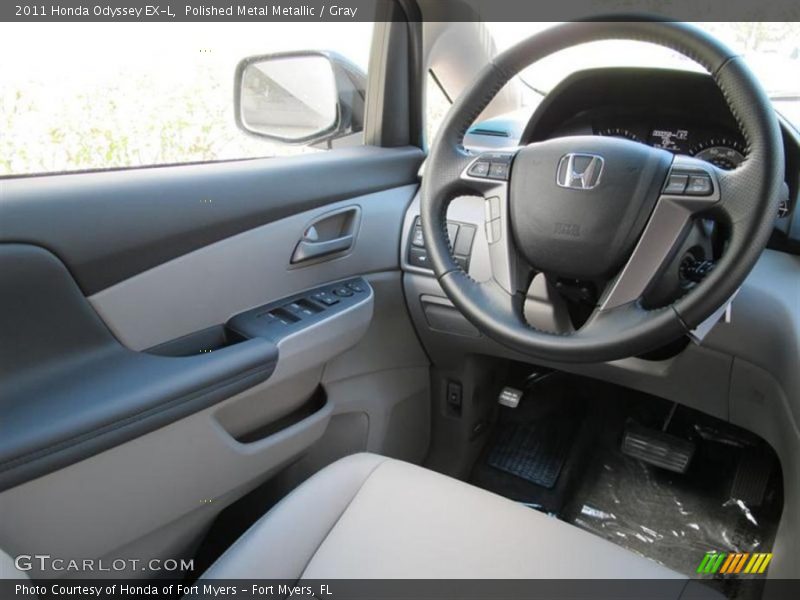 Polished Metal Metallic / Gray 2011 Honda Odyssey EX-L