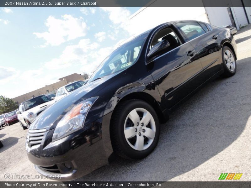 Super Black / Charcoal 2007 Nissan Altima 2.5 S