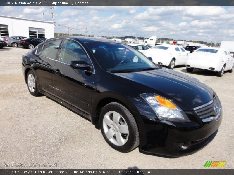 Super Black / Charcoal 2007 Nissan Altima 2.5 S