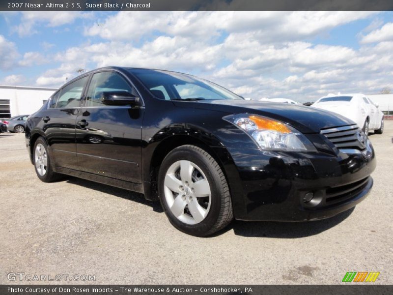 Super Black / Charcoal 2007 Nissan Altima 2.5 S