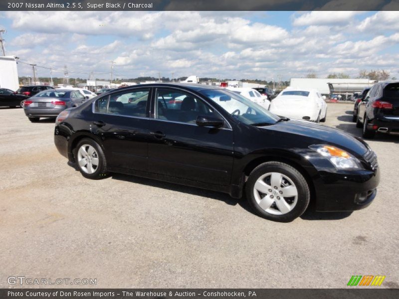 Super Black / Charcoal 2007 Nissan Altima 2.5 S
