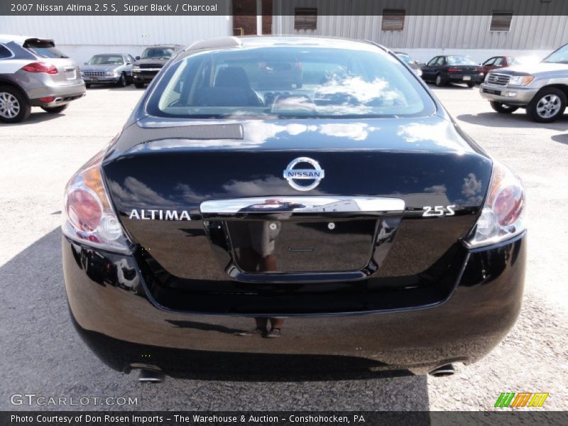 Super Black / Charcoal 2007 Nissan Altima 2.5 S