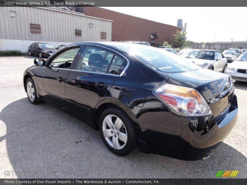 Super Black / Charcoal 2007 Nissan Altima 2.5 S
