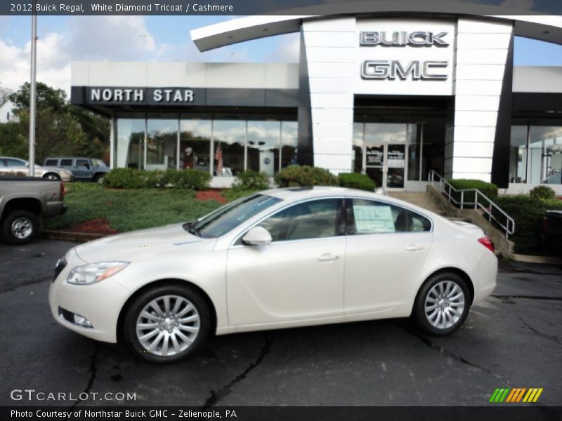 White Diamond Tricoat / Cashmere 2012 Buick Regal