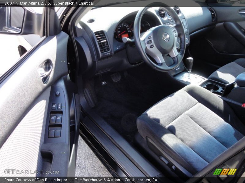 Super Black / Charcoal 2007 Nissan Altima 2.5 S