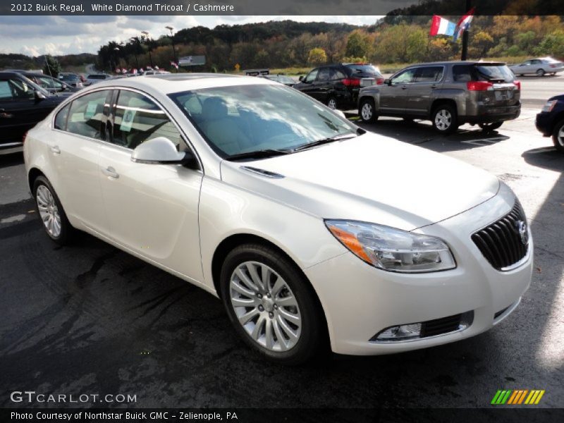 White Diamond Tricoat / Cashmere 2012 Buick Regal