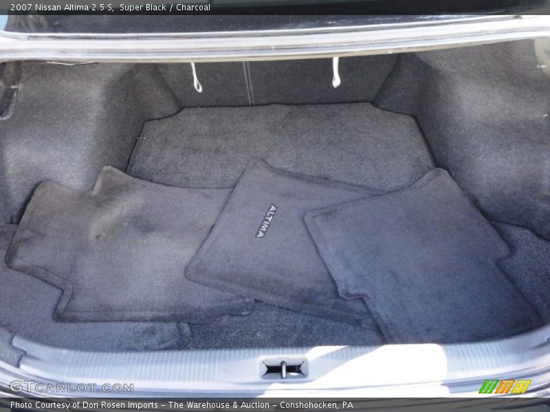 Super Black / Charcoal 2007 Nissan Altima 2.5 S