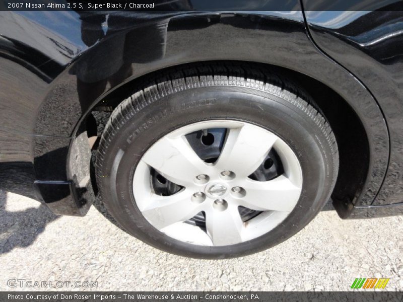Super Black / Charcoal 2007 Nissan Altima 2.5 S